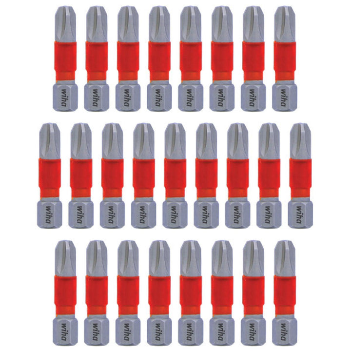 Wiha Tools 76603 MaxxTor Impact Bit Phillips #3 - 29mm - 25 Pack
