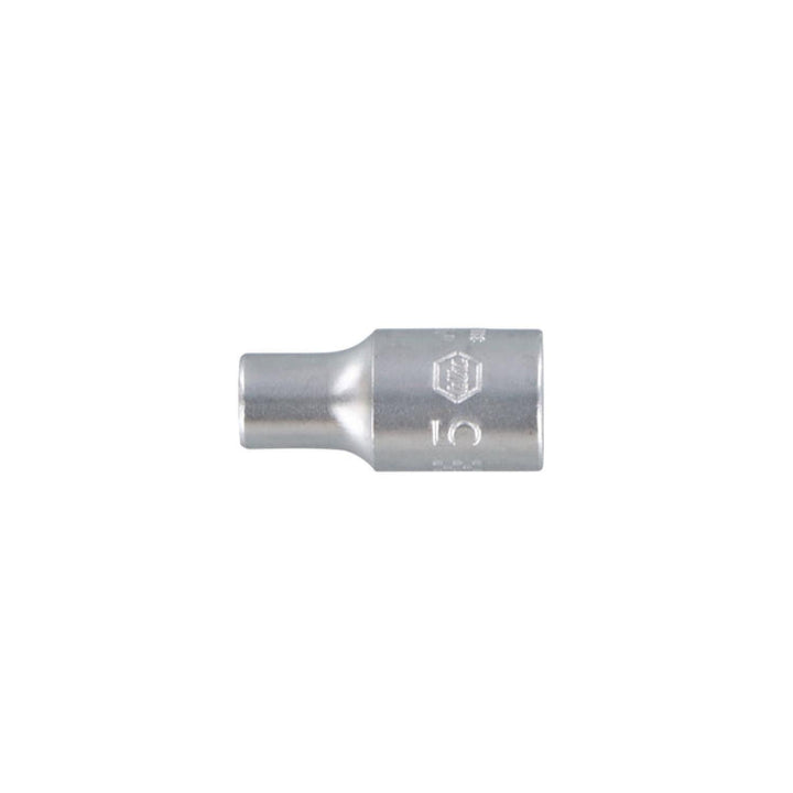 Wiha Tools 33317 6 Point - 1/4 Inch Drive Socket - 5.0mm x 25mm