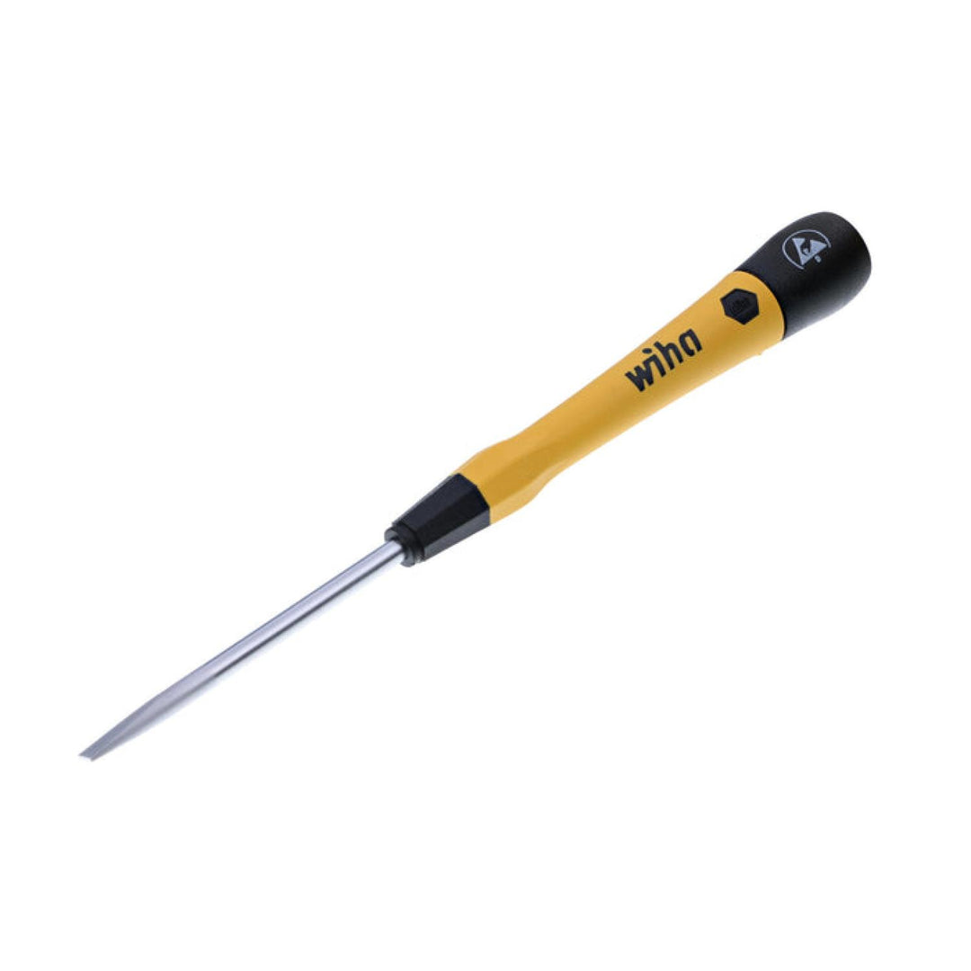 Wiha 27281 ESD Safe PicoFinish Precision Screwdriver - Slotted 4.0mm x 60mm