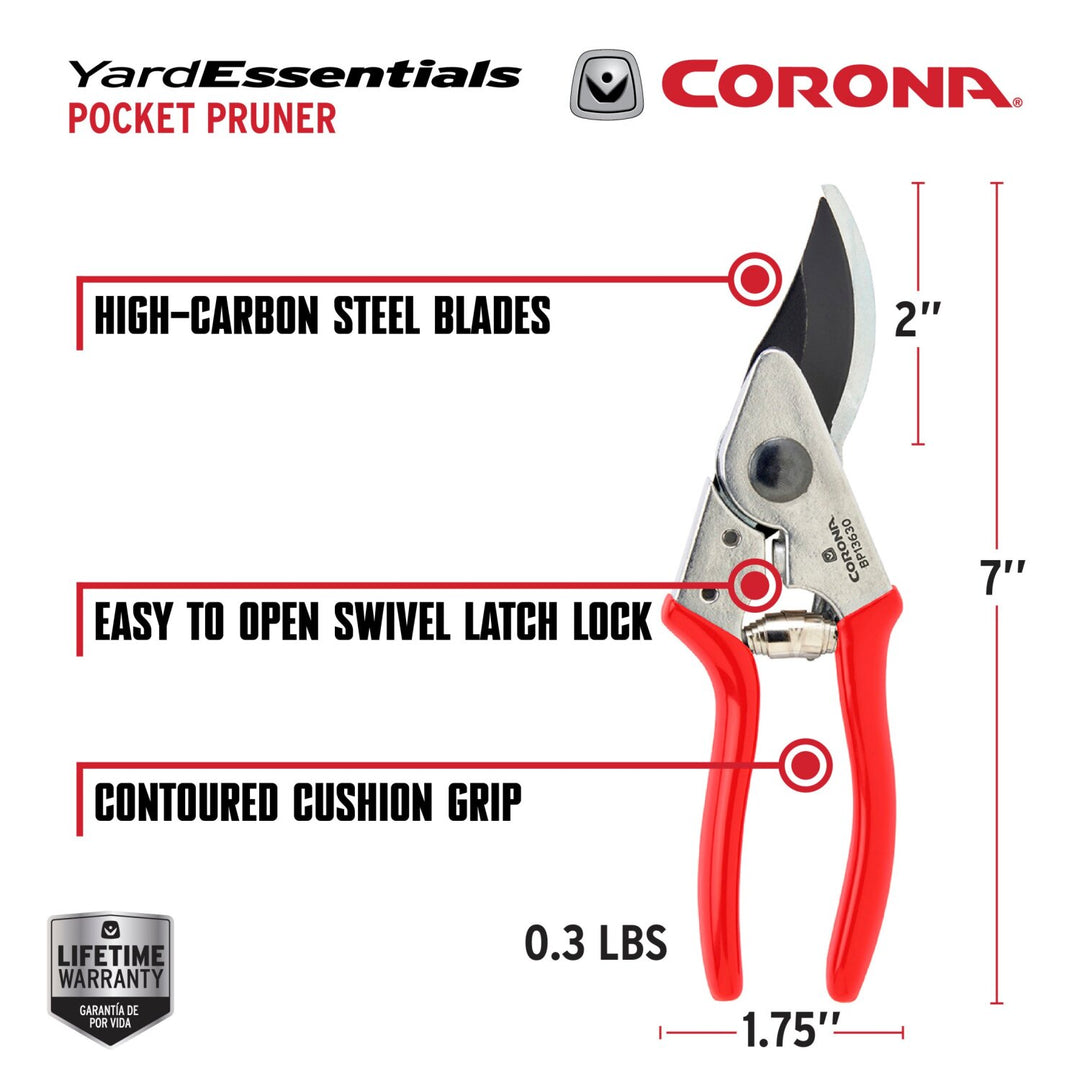 Corona BP13630 Yard Essentials Pocket Pruner