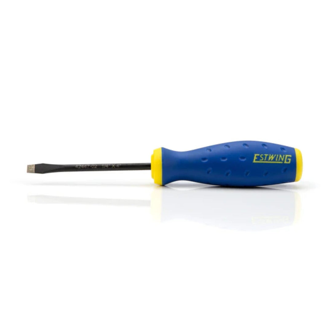 Estwing 42447-02 1/4-Inch x 6-Inch Slotted Magnetic Diamond Tip Screwdriver with Ergonomic Handle