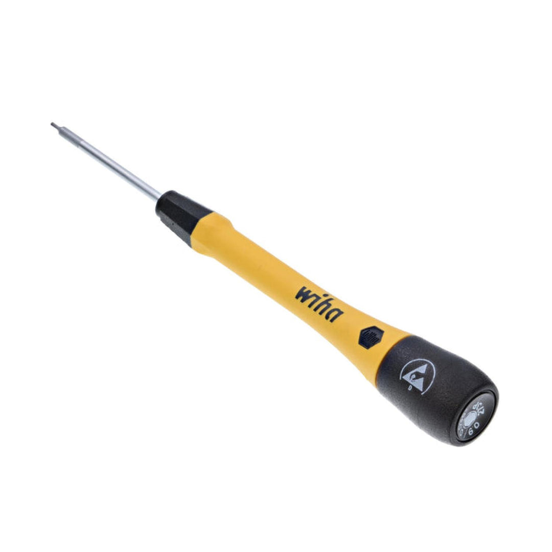 Wiha Tools 27551 ESD Safe PicoFinish Precision Screwdriver - Hex (.035") .9mm x 40mm