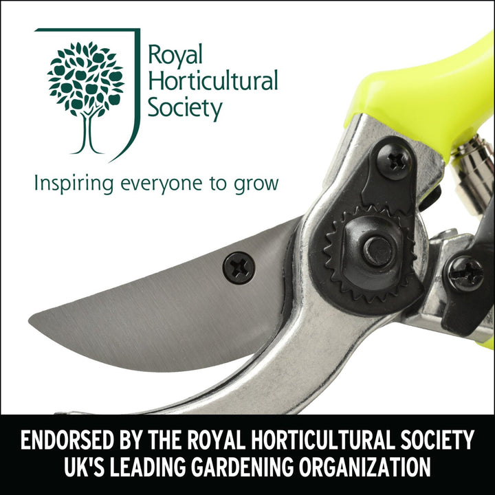 Corona GFB/BSYELL Florabrite Bypass Pruner, Neon Yellow, 1 in. Cut Capacity, RHS Endorsed