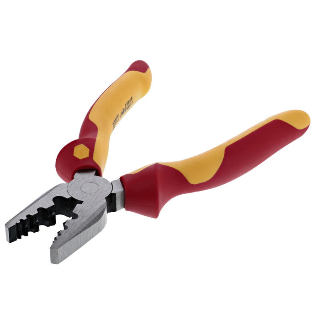 Wiha Tools 32945 7" Insulated Industrial Crimping Pliers