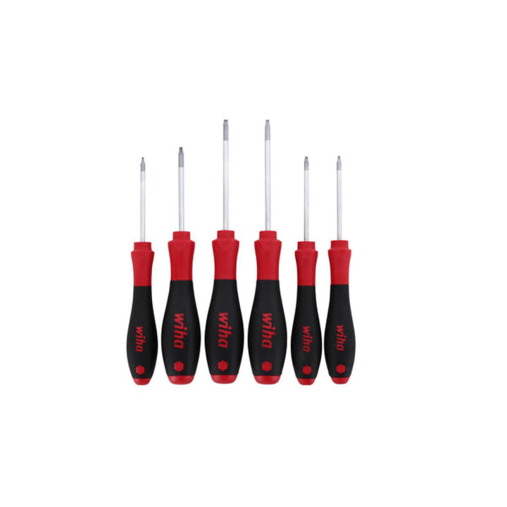 Wiha Tools 36296 SoftFinish TORX Plus Screwdriver Set, IP6 - IP15, 6 Pc.