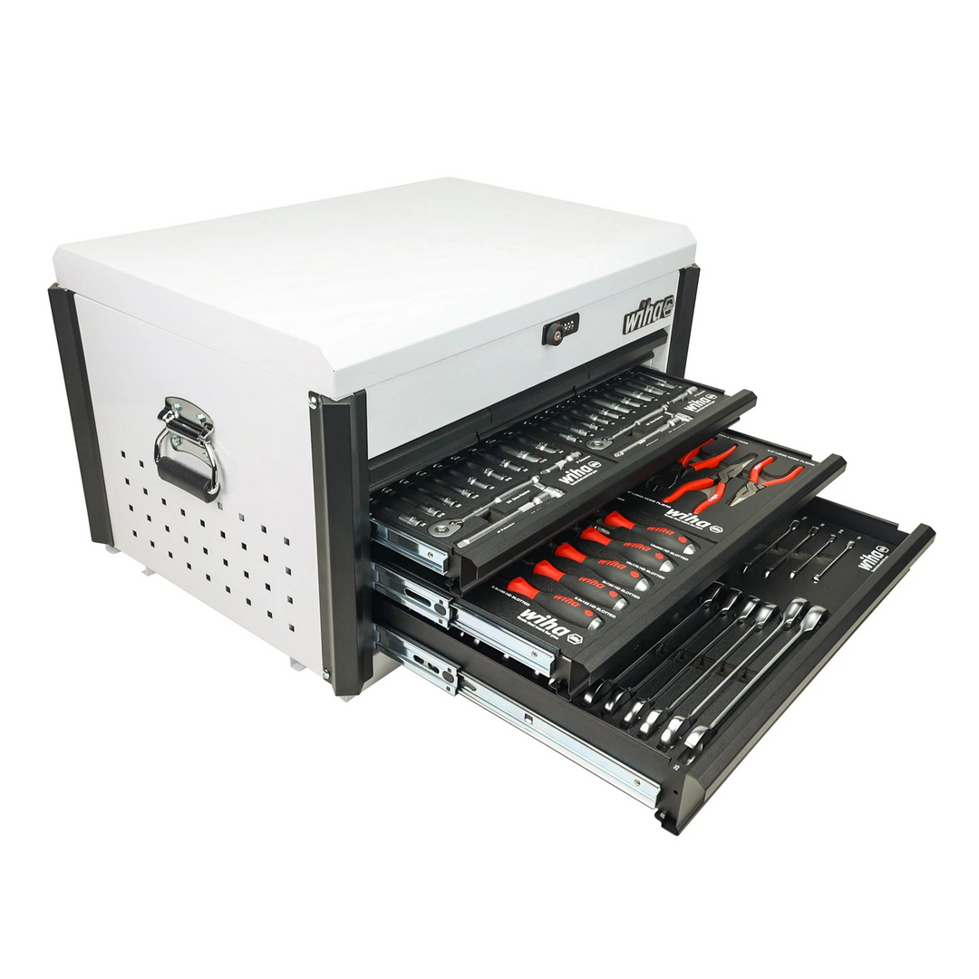 Wiha Tools Bench Top Tool Chest Kit - 147 Pieces, **Preorder