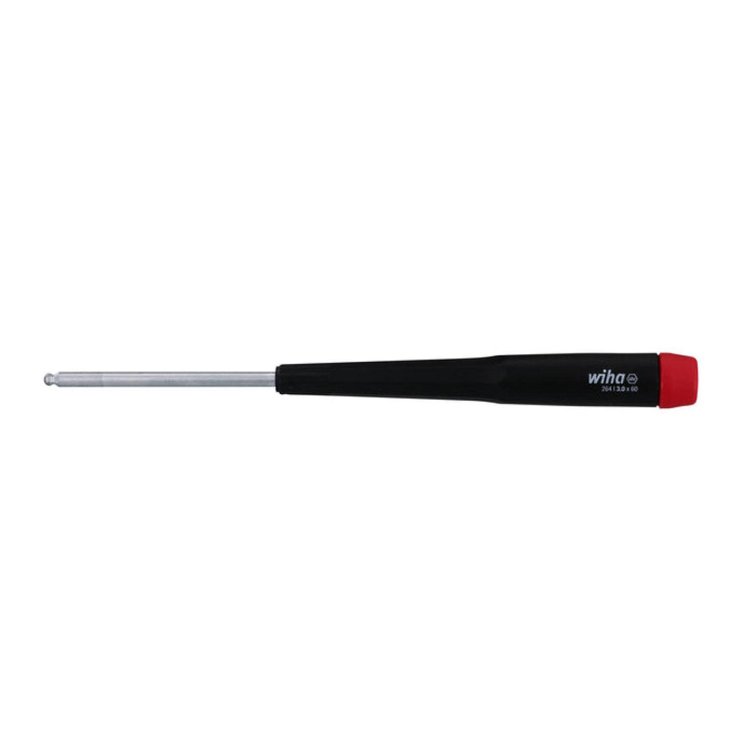Wiha Tools 26430 Precision Ball End Hex Screwdriver, 3.0 mm x 60 mm
