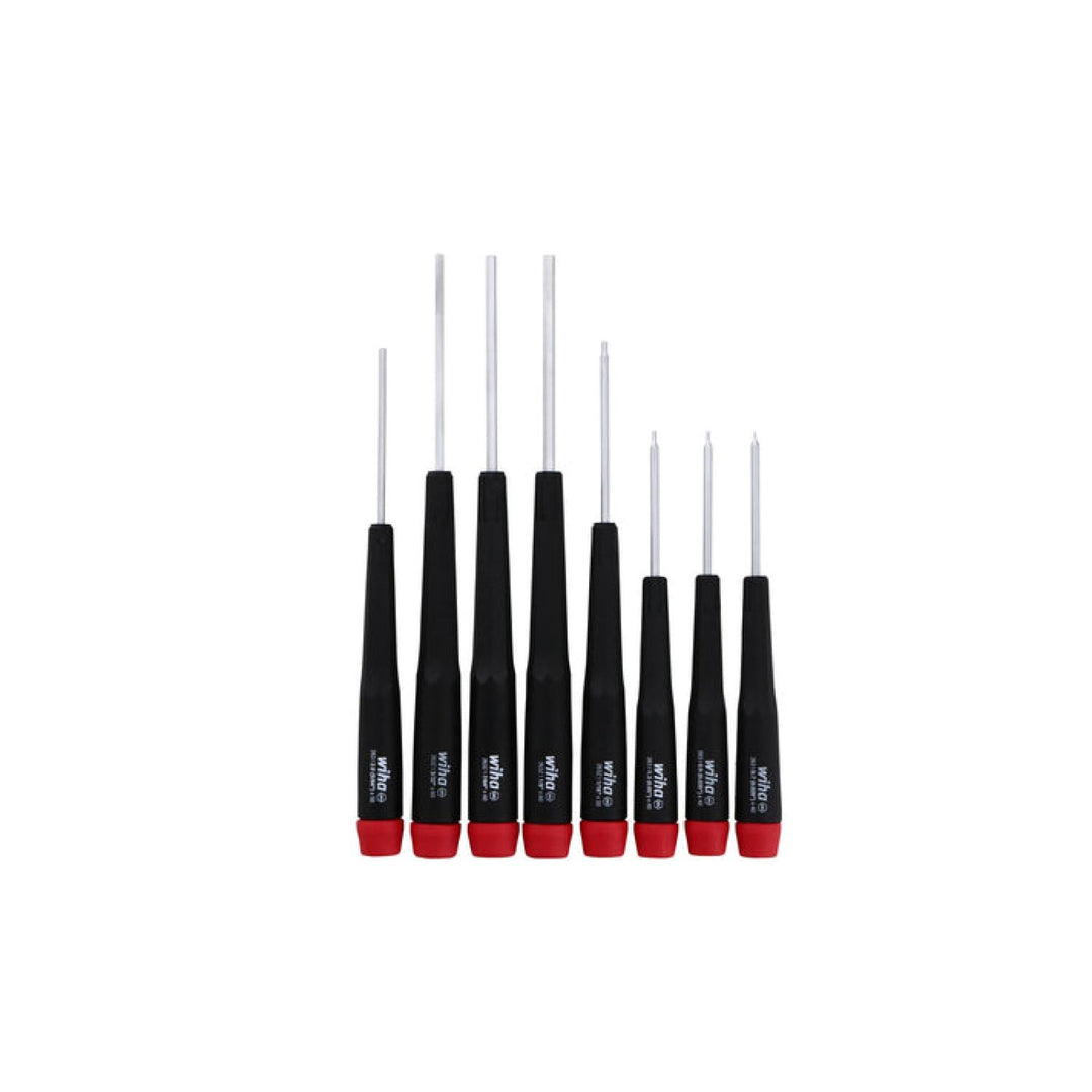 Wiha Tools 26391 Precision Hex Inch Screwdrivers 8 Piece Set