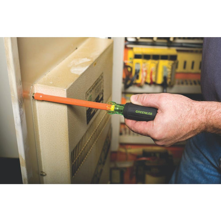 Greenlee 0253-12NH-INS 1/4-Inch by 6-Inch Insulated Nut Driver