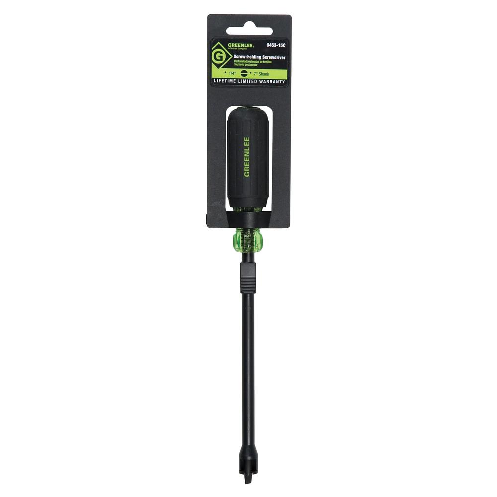 Greenlee 0453-15C Screw-Holding Screwdriver 1/4" x 7"