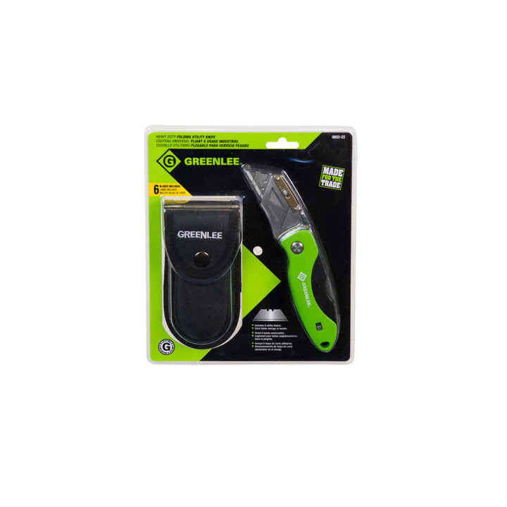 Greenlee 0652-23 Knife, Utility-folding
