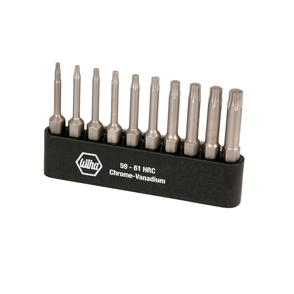 Wiha Tools 74985 TORX Power Bit Belt Pack, 10 Pc.