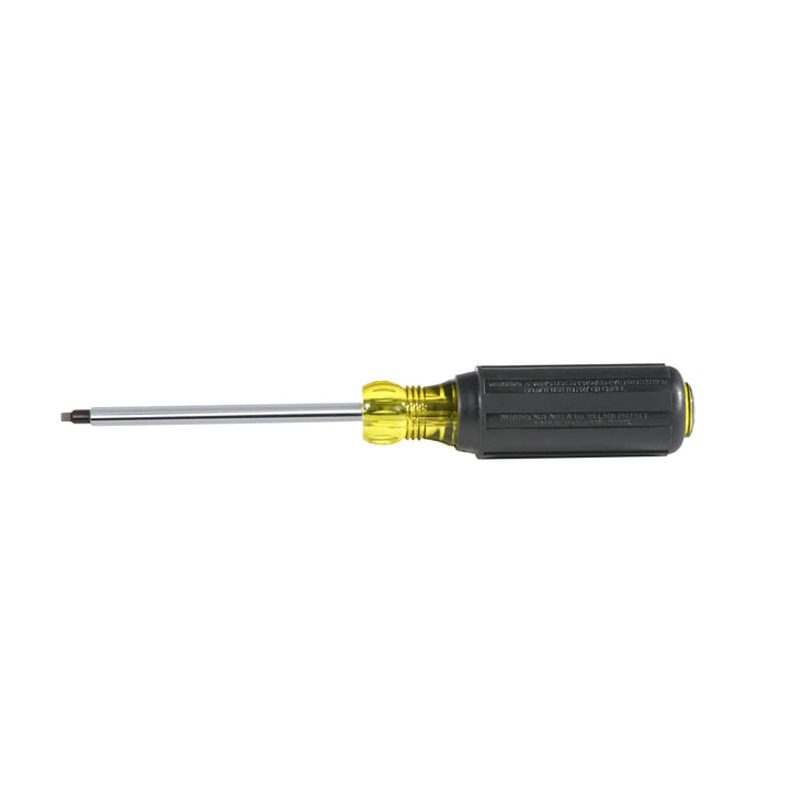 Klein Tools 662 #2 Square-Recess Tip Screwdriver with 4-Inch Round Shank and Cushion Grip Handle