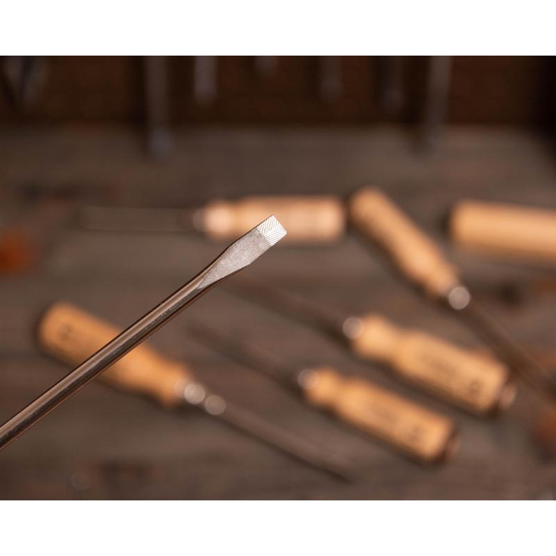 Wiha Tools 07149 Wooden Handle Screwdriver Set, 6 Pc.