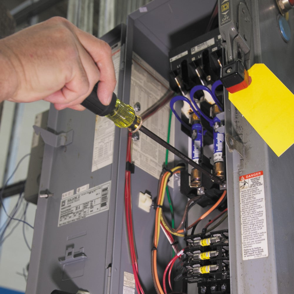 Klein Tools 32751 Adjustable Screwdriver, #2 Phillips, 1/4-Inch Slotted