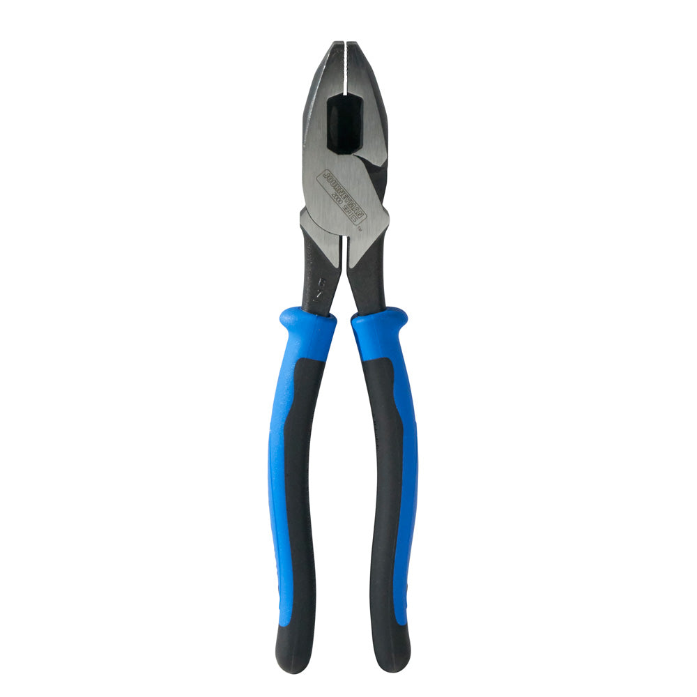 Klein Tools J2000-9NE Side Cutter Linemans Pliers, High Leverage 9-Inch Pliers Cut ACSR, Screws, Nails, Wire