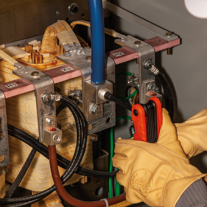 Klein Tools 70550 Pro Folding Hex Key Set, 11 Fractional Inch-Sized Keys