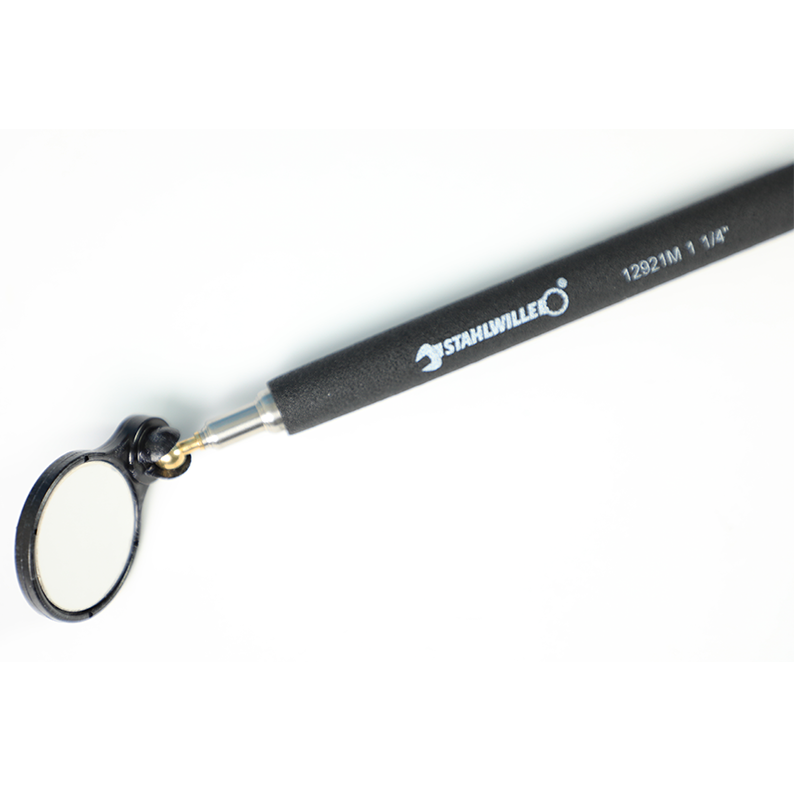 Stahlwille 77401032 12921M Telescopic Stainless Steel Mirror, 1 1/4"/32 mm