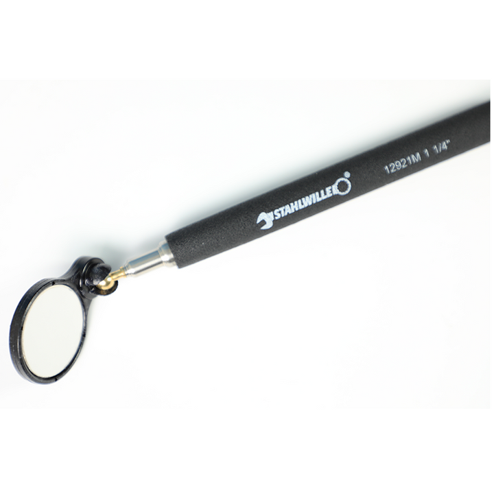 Stahlwille 77401032 12921M Telescopic Stainless Steel Mirror, 1 1/4"/32 mm