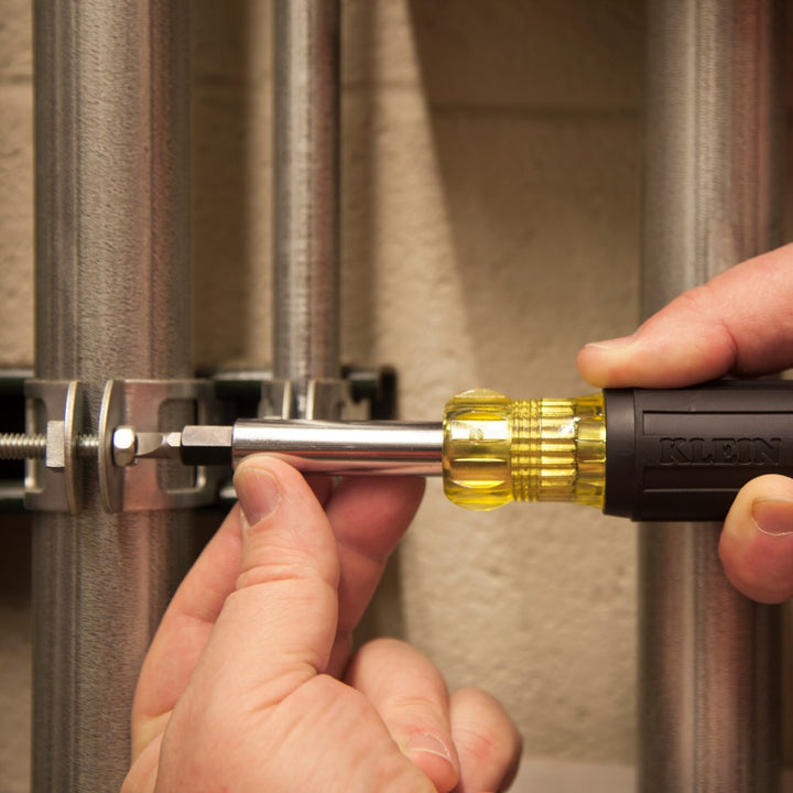 Klein Tools 32557 Multi-Bit Screwdriver / Nut Driver, Heavy Duty