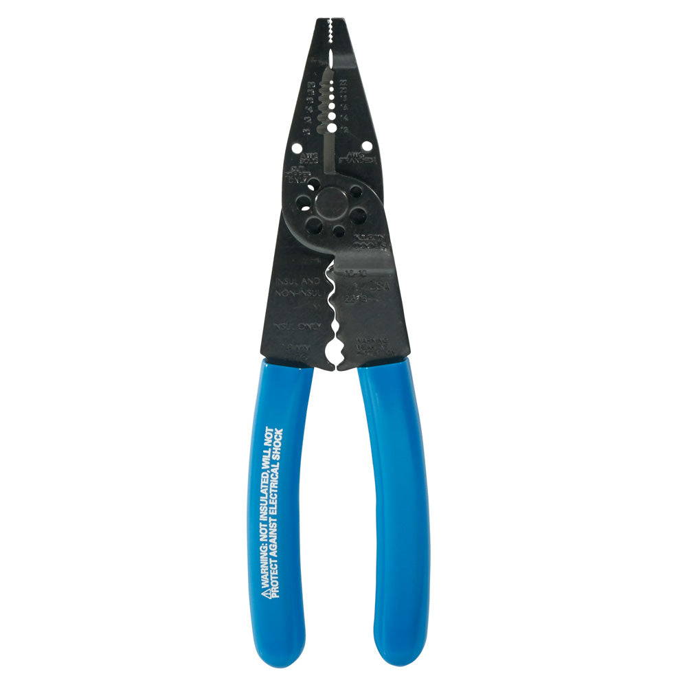 Klein Tools 1010 Long Nose Wire Cutter, Wire Crimper, Stripper and Bolt Cutter Multi Tool, 8-Inch Long
