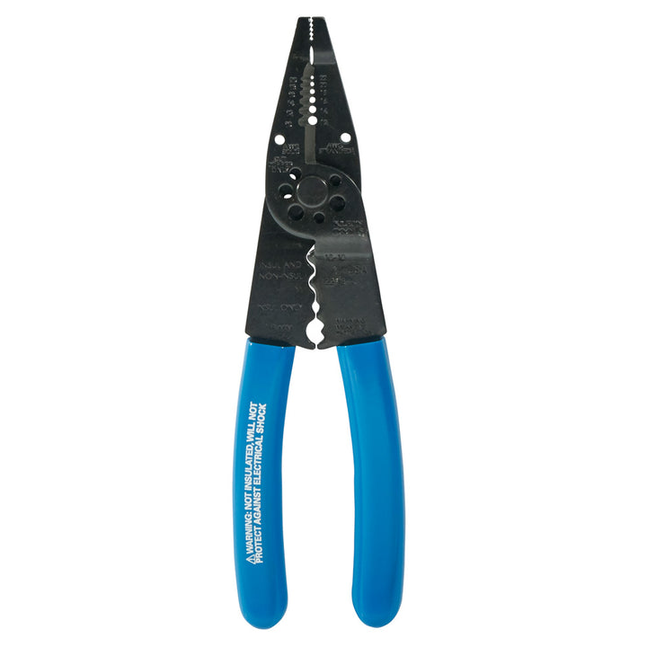 Klein Tools 1010 Long Nose Wire Cutter, Wire Crimper, Stripper and Bolt Cutter Multi Tool, 8-Inch Long