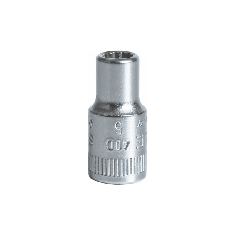 Stahlwille 01030006 40D Bi-Hex 12-pt Socket 6 mm x 1/4 Inch Drive