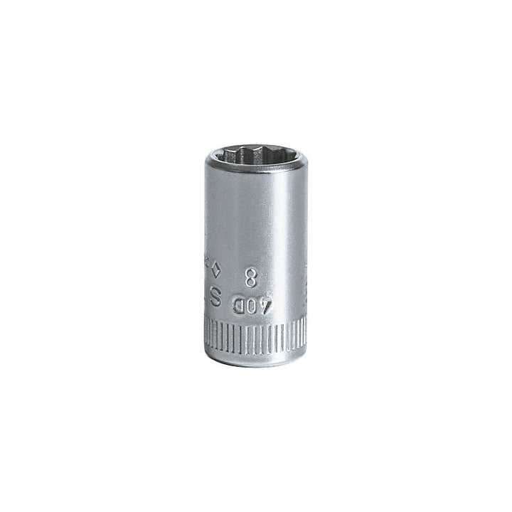 Stahlwille 01030008 40D Bi-Hex 12-pt Socket 8 mm x 1/4 Inch Drive