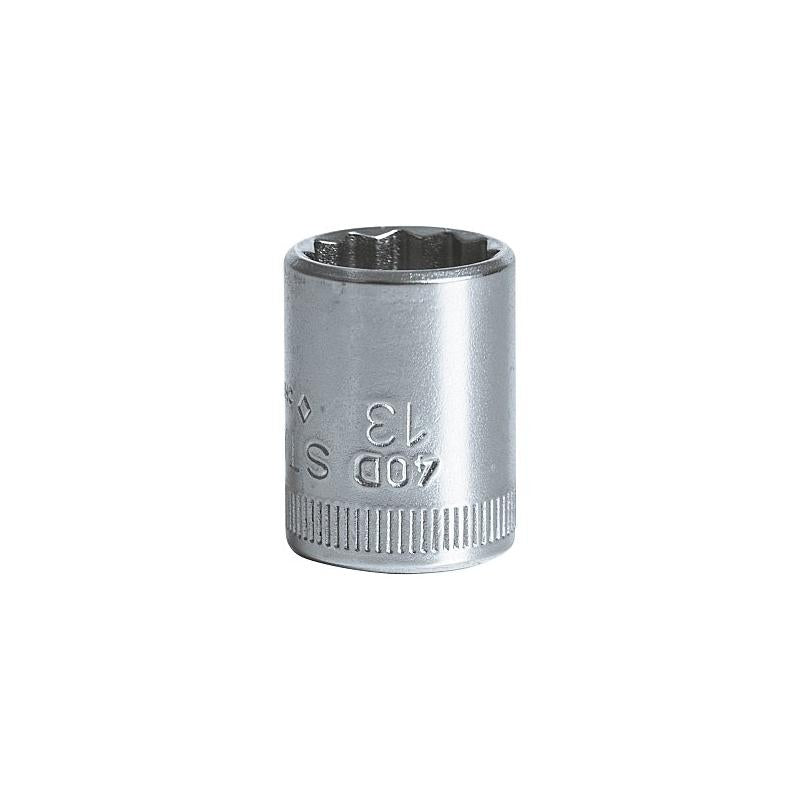 Stahlwille 01030013 40D Bi-Hex 12-pt Socket 13 mm x 1/4 Inch Drive