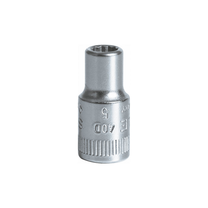 Stahlwille 01030055 40D Bi-Hex 12-pt Socket 5.5 mm x 1/4 Inch Drive