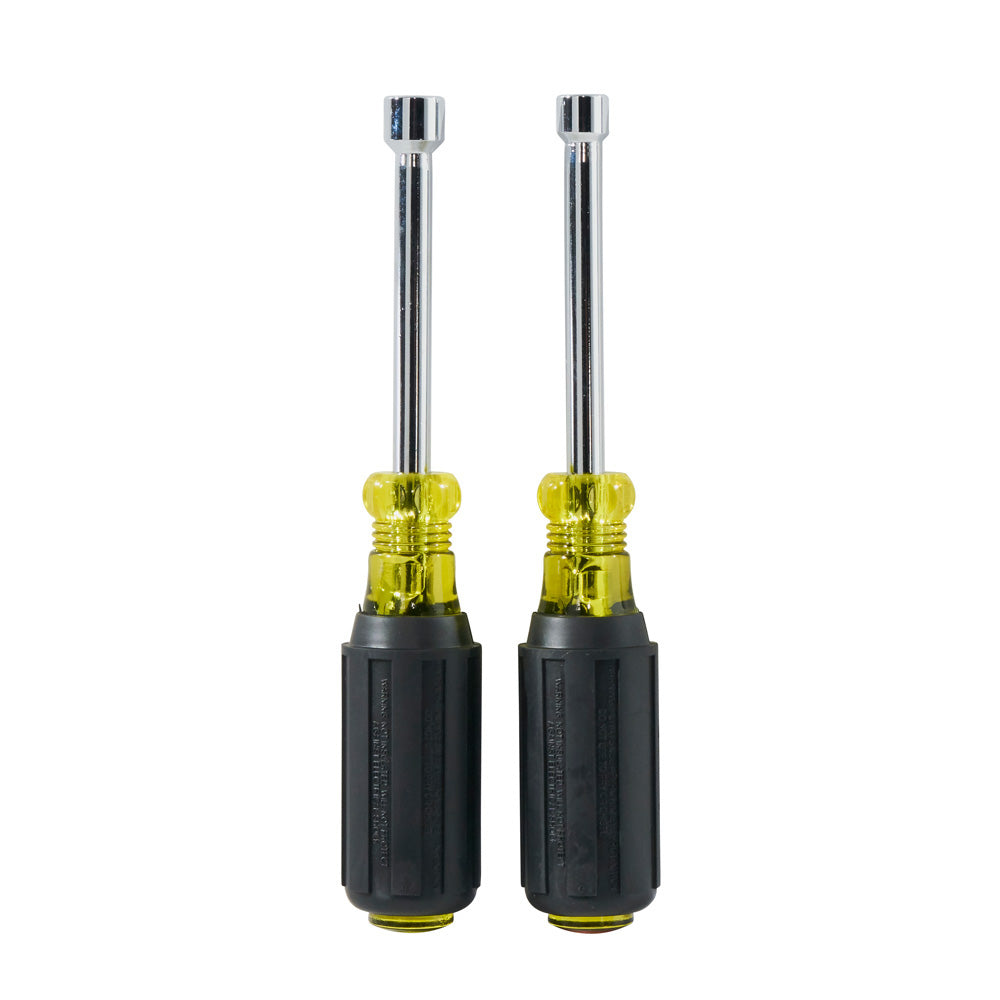 Klein Tools 630M Magnetic Nut Driver Set 3-Inch Shafts 2-Piece