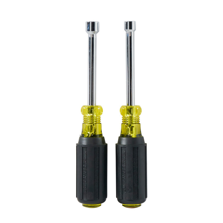 Klein Tools 630M Magnetic Nut Driver Set 3-Inch Shafts 2-Piece