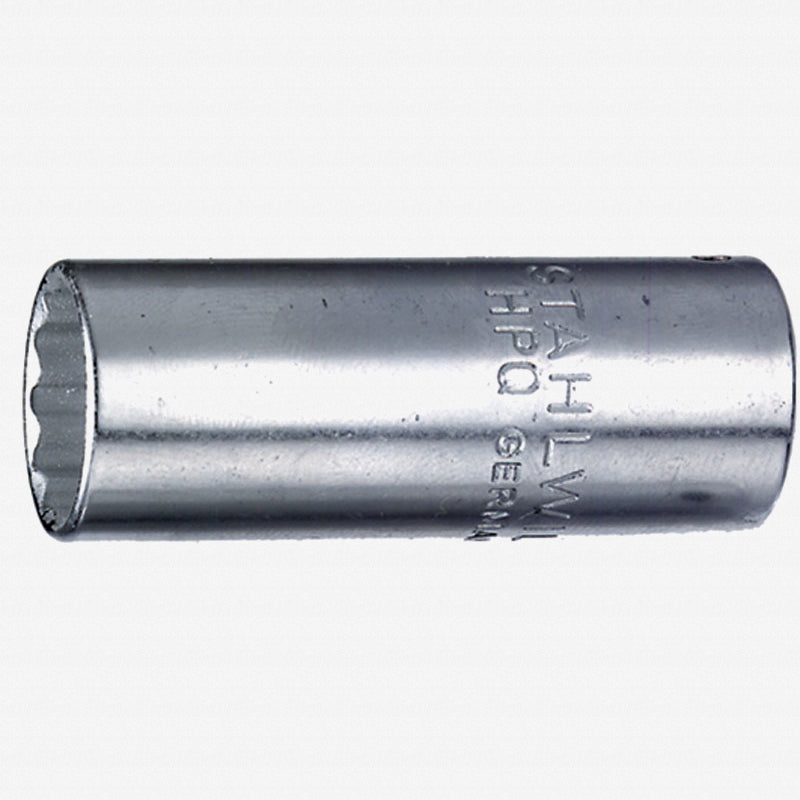 Stahlwille 01240014 40DL Extra Deep 12-pt Socket, 14 mm 1/4" Drive