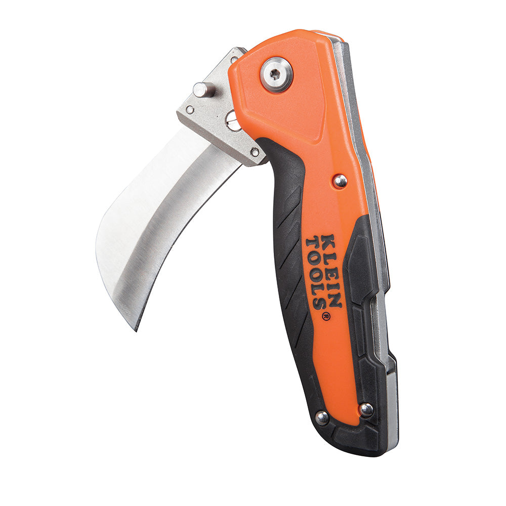 Klein Tools 44218 Folding Utility Knife with Replaceable Blade and Lockback Mechanism