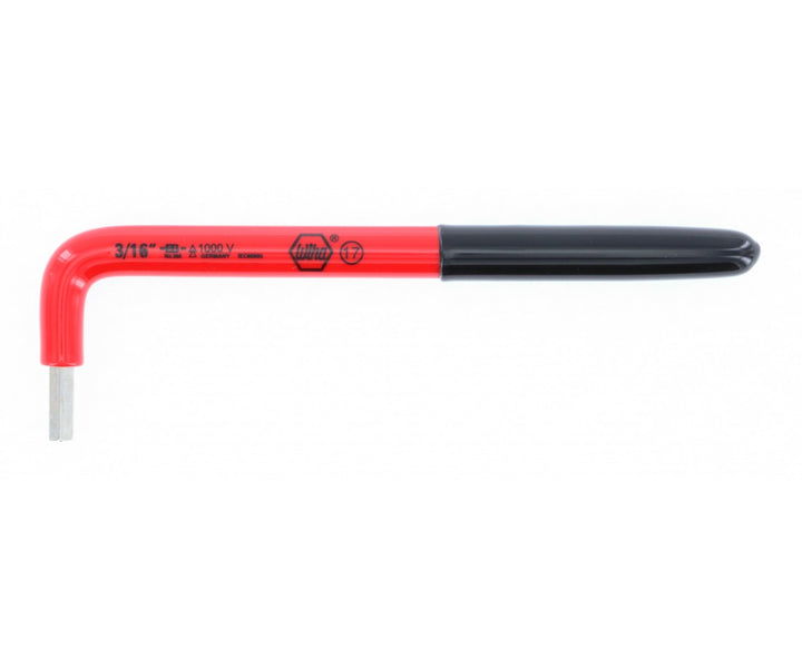 Wiha Tools 13666 Insulated Inch Hex L - Key, 3/16" x 5.3"