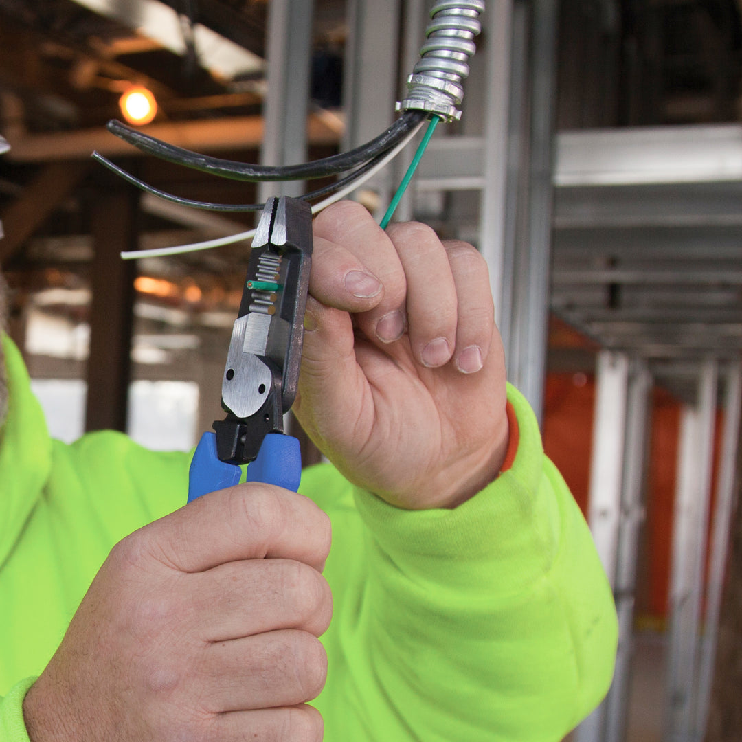 Klein Tools K12035 Klein-Kurve Heavy-Duty Wire Stripper, 8-20 AWG