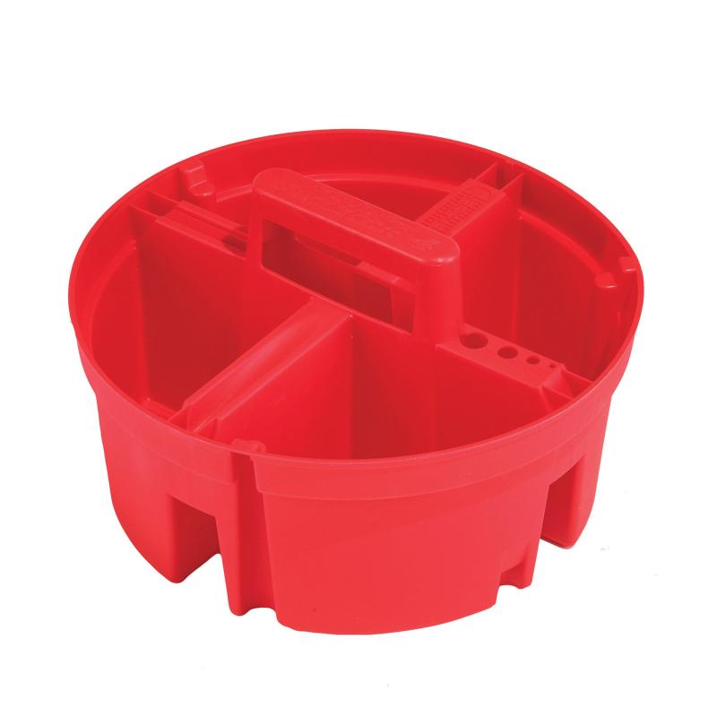 Bucket Boss 15054 Super Stacker Small Parts Organizer;Red – Haus of Tools