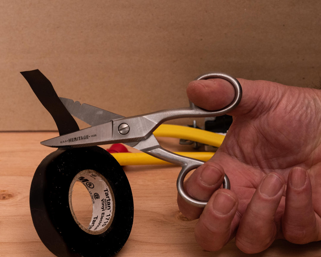 Heritage Cutlery 152S Electrician Scissor / Notched / Serrated / SS