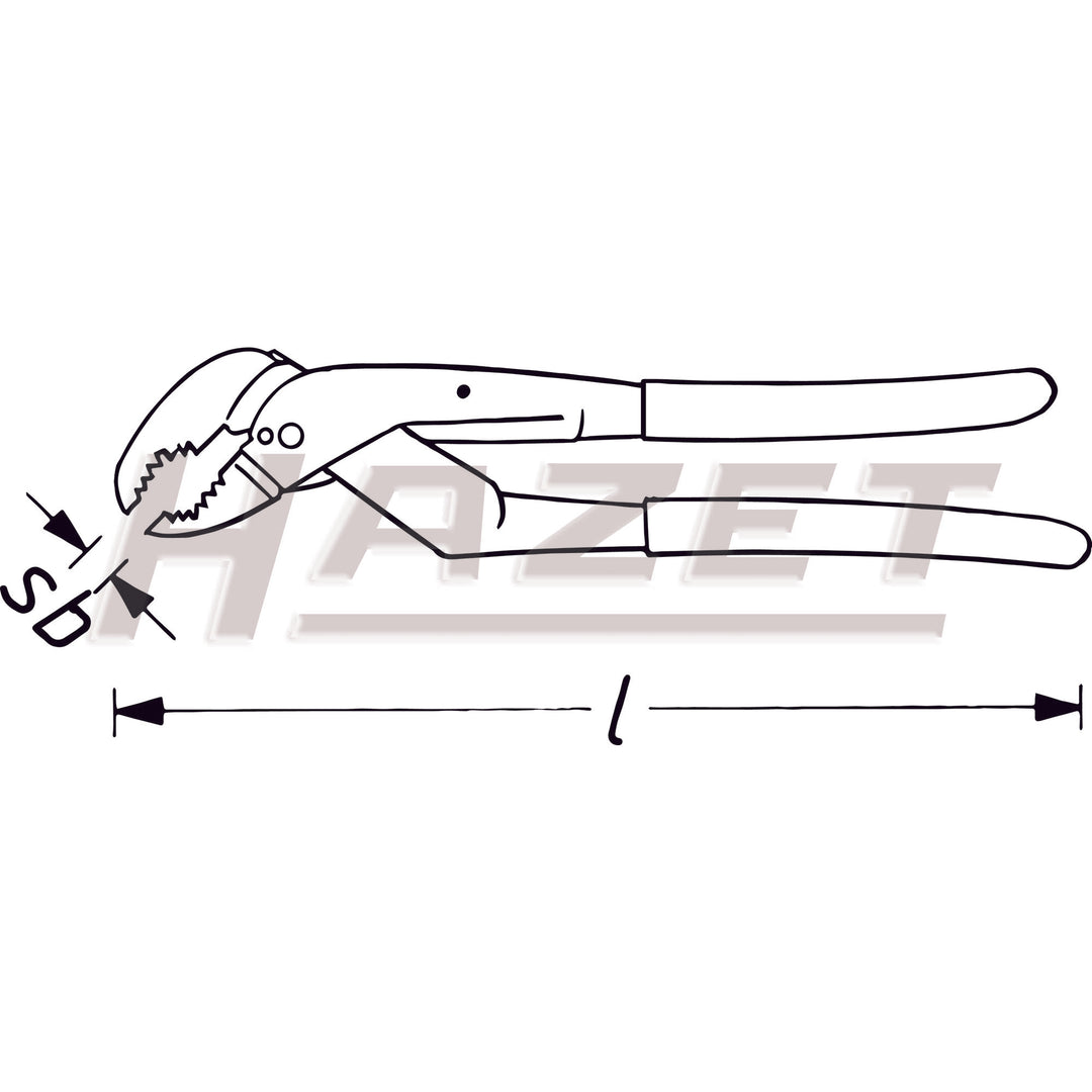 Hazet 760-2 Universal Pliers, Right-Handers