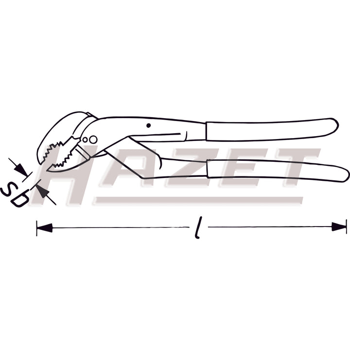 Hazet 760-2 Universal Pliers, Right-Handers
