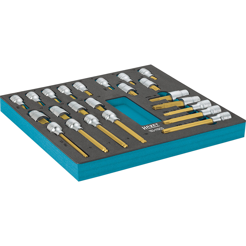 Hazet 163-119/23 Screwdriver Socket Set, 23 Pieces