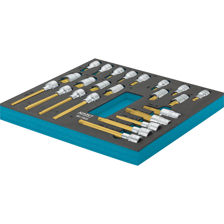 Hazet 163-119/23 Screwdriver Socket Set, 23 Pieces