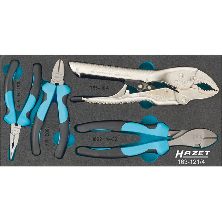 Hazet 163-121/4 Pliers Set, 4 Pieces