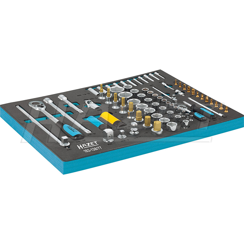 Hazet 163-138/77 Socket Set, 77 Pieces