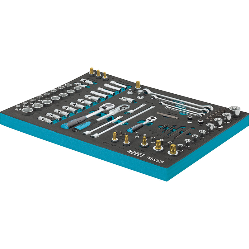 Hazet 163-139/90 Socket Set, 90 Pieces