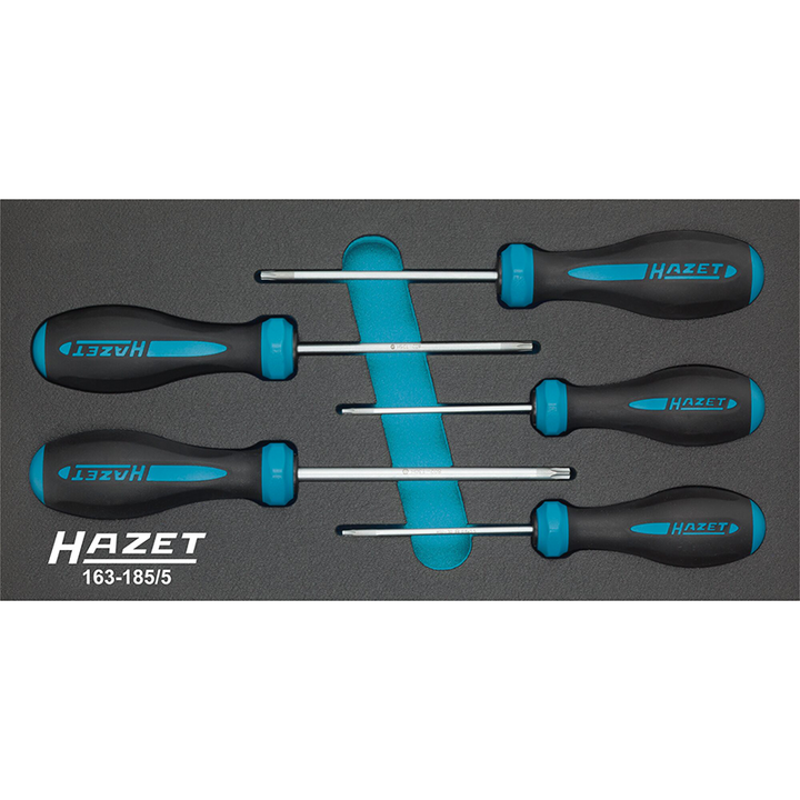 Hazet 163-185/5 HEXAnamic Screwdriver Set, 5 Pieces