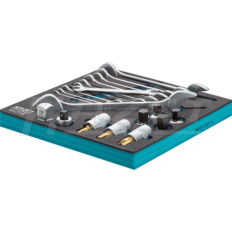 Hazet 163-211/20 Wrench / Socket Set, 20 Pieces