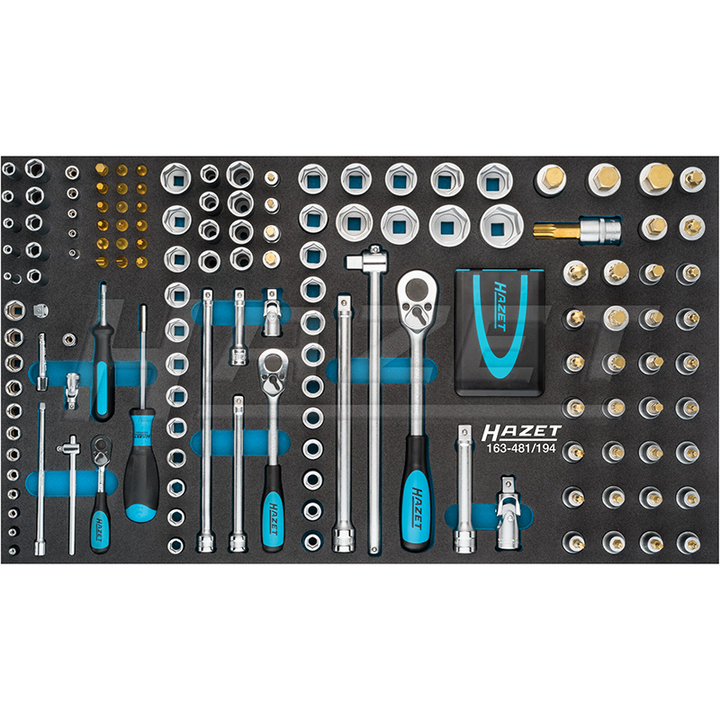 Hazet 163-481/194 Socket Set, 194 Pieces