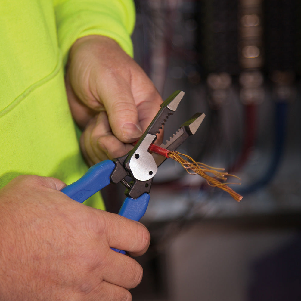 Klein Tools K12035 Klein-Kurve Heavy-Duty Wire Stripper, 8-20 AWG