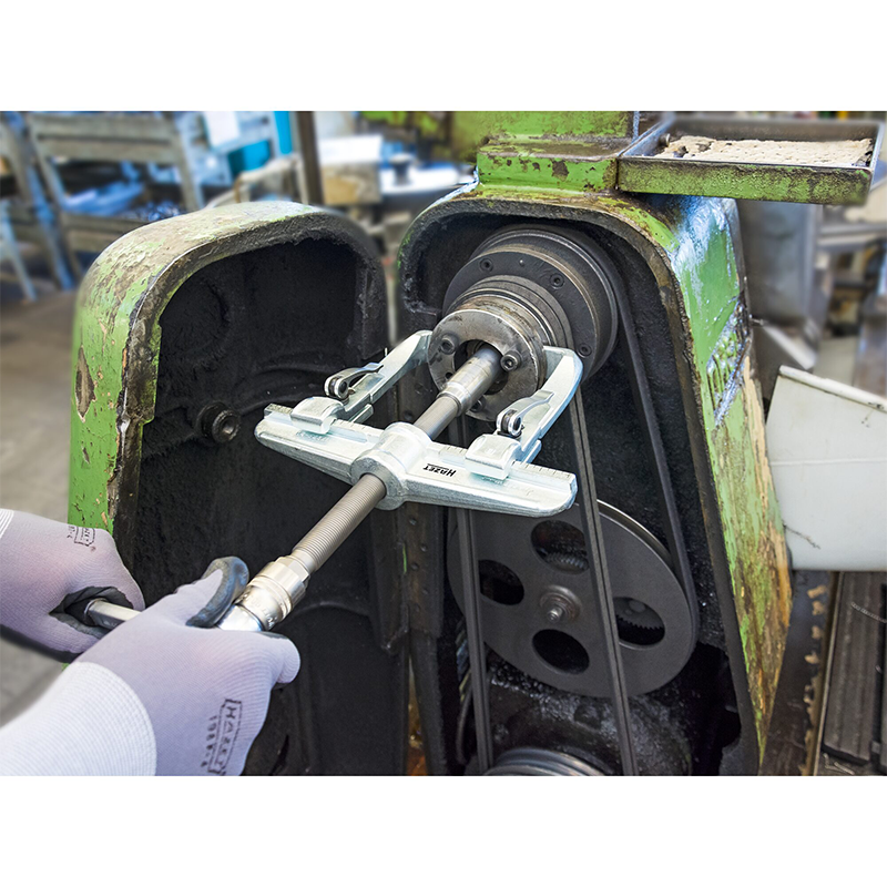 Hazet 1787F/5 Quick-Clamping Puller Set, 2-Arm, 5 Pieces